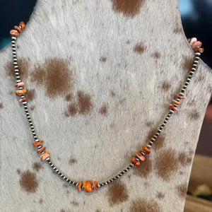 #026 Orange Spiny Oyster & Pearls - Z Bars