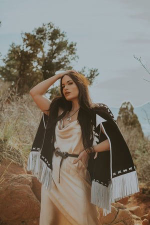 Babe Suede Cape - Western & Co.