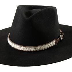 Cream Lace with Croc Tabs Hatband- M&F Western Products