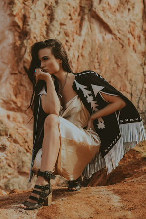 Babe Suede Cape - Western & Co.