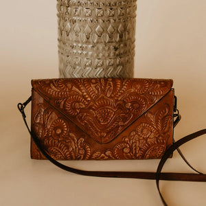 Envelope Cross Body Bag - Agave Sky