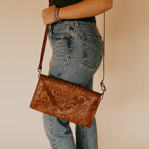 Envelope Cross Body Bag - Agave Sky