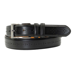 Chancellor Black Belt - Vintage Bison Belt