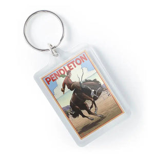 Pendleton Bucking Bronco Keychain