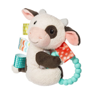 Taggies Buttercup Cow Teether Rattle - Mary Meyer