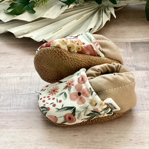 Infant Spring Floral Moccasins - Trendy Baby Mocc Shop