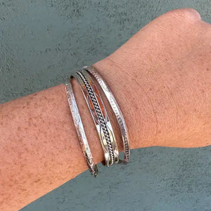 "the Tahe Stacker Navajo Star Cuff - Nizhoni Traders