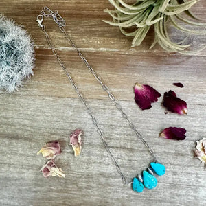 Sterling Silver Pearl On Paperclip Chain - The Bijoux Fab