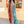 Red Blue Criss Cross Neckline Spaghetti Strap Dress - Lucky & Blessed