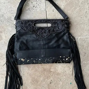 The Maggie With Fringe Handbag - Boho Ranch