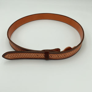 Hamley Full Basket Weave Straight Belt