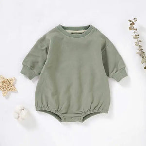 Baby Sweater Bubble Romper - Boho + Babe