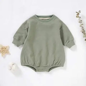 Baby Sweater Bubble Romper - Boho + Babe