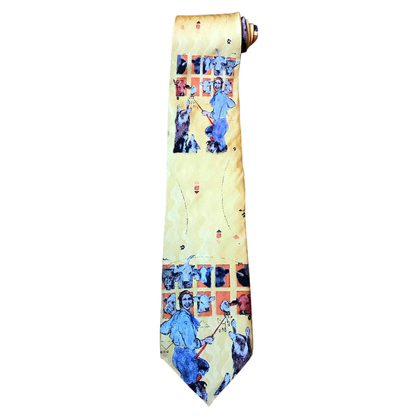 Cowdog School Silk Necktie - Rockmount Ranch Wear