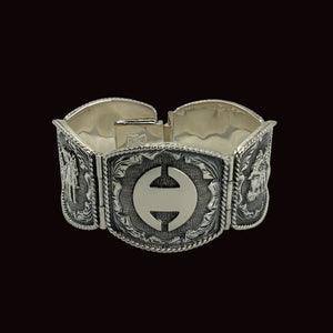 Hamley Rodeo Ready Concho Bracelet - Vogt Silversmith
