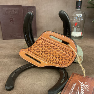 Hamley Basket Stamped Knife Sheath