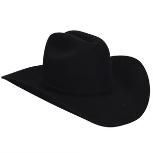 4X Lightning Black Felt Hat - Bailey Hats