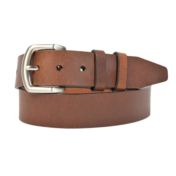 Brushgun Brown Belt - Vintage Bison