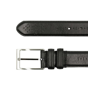 Chancellor Black Belt - Vintage Bison Belt