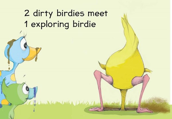 Dirty Birdies Board Book -Sleeping Bear Press
