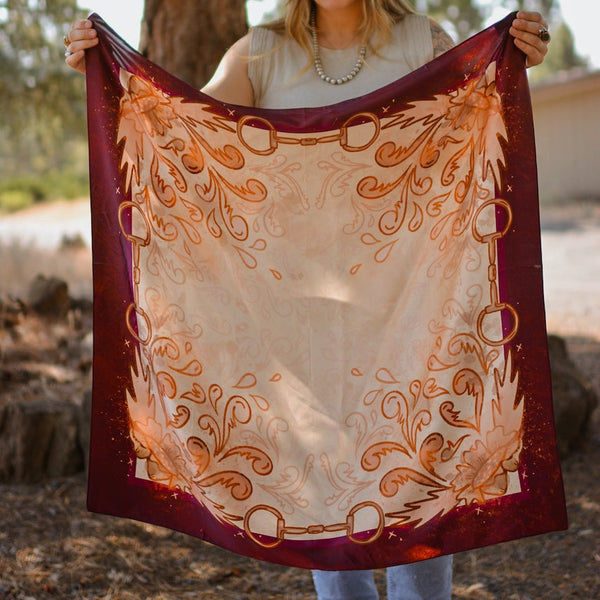 Western Wild Rag Scarf - Tirzah Lane Art
