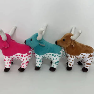 Longhorn Two-tone Plush Toy - Farm Pals