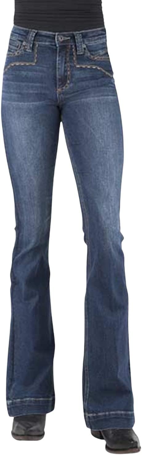 Women's High Rise Plain Back Jeans - Stetson