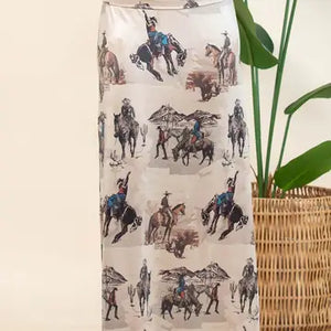 Anina Western Cowboy Skirt - Avery