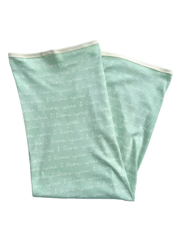 Organic Cotton Blanket - I Love You