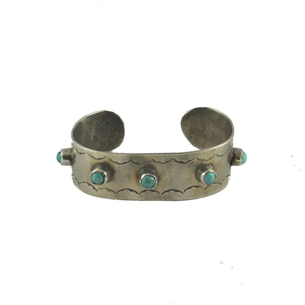 7 Stone Bracelet - J. Alexander Rustic Silver