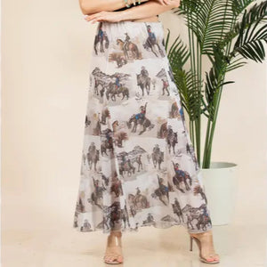 Tania Western Rodeo Skirt - Avery