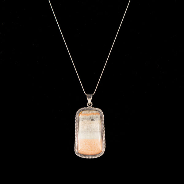 Sterling Baryte Necklace - Matt 925 Inc