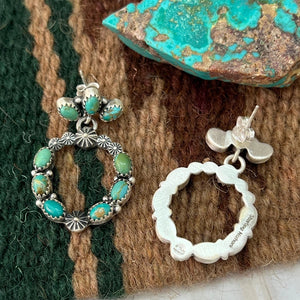 Kingman Turquoise Dangle E/R - Nizhoni Traders