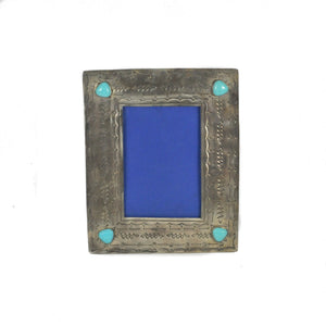 Silver Frame with Turquoise - J. Alexander Rustic Silver
