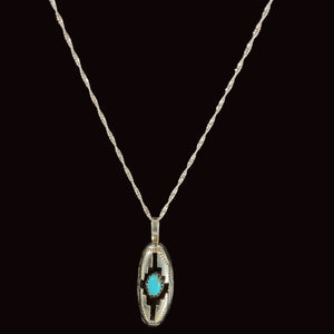 Navajo Shadow Turquoise Necklace - Matt 925 Inc.