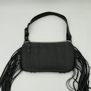 Medium Crossbody with Fringe Purse - Puddle City Craft