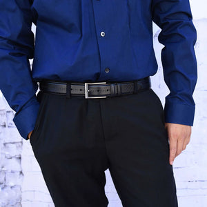 Chancellor Black Belt - Vintage Bison Belt