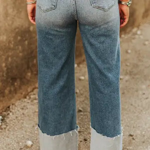 Women's Midwash Tummy Control HighRise Jeans - Lucky & Blessed