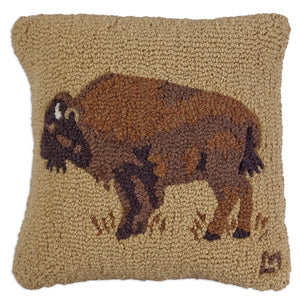 Buffalo On Gold Decorative Pillow - Chandler 4 Corners