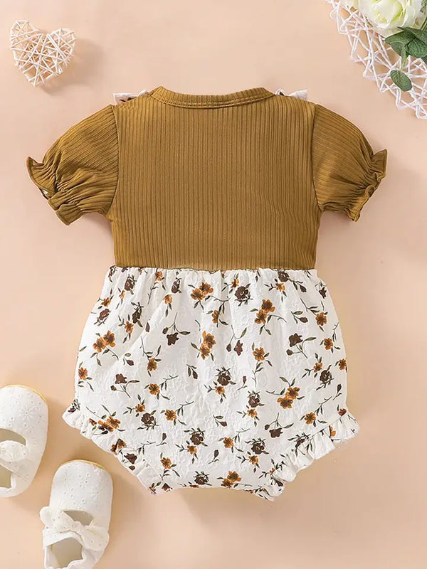 Baby Girl Two-Piece Romper