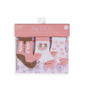 Baby Socks Trio Bloomin' Boot - JuJuBe