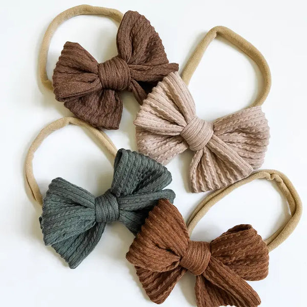 Baby Bow Headbands - Boho + Baby