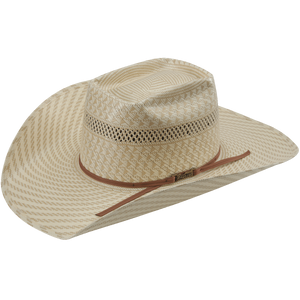Two Tone Minnick Fancy Vent Straw - American Hat Co.