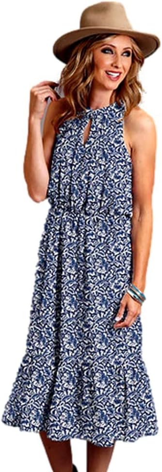 Women's Indigo Tapestry Dress - Stetson