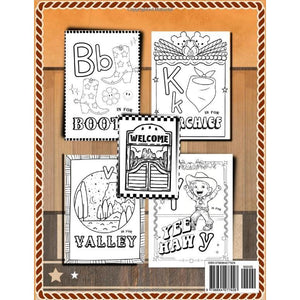 Cowboy ABC Coloring Book