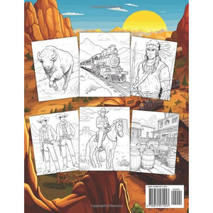 Wild West Coloring Book for Kids