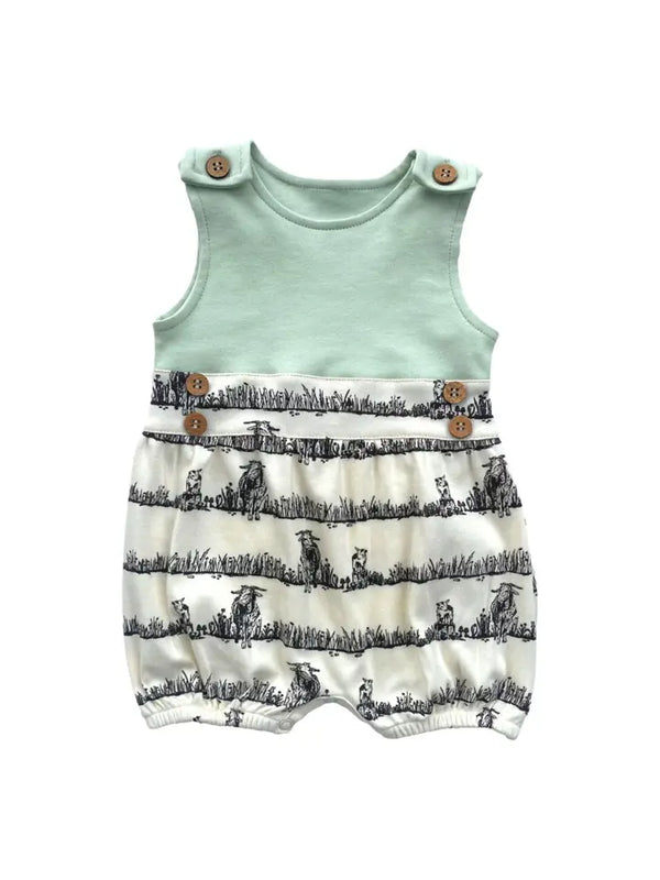 Organic Cotton Bubble Romper Billie & Kid