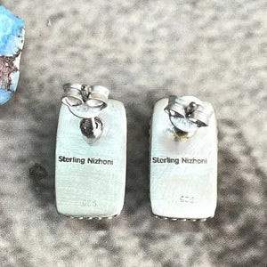 Kingman Turquoise Post E/R - Nizhoni Traders