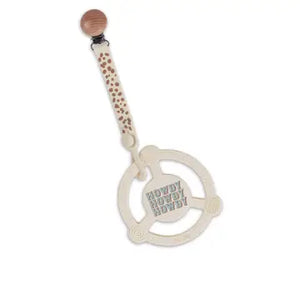 Silicone Teether Ring - Howdy Partner - JuJuBe