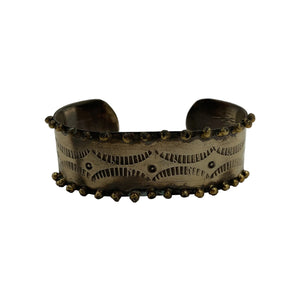 Stamped Beading Edge Bracelets - J. Alexander